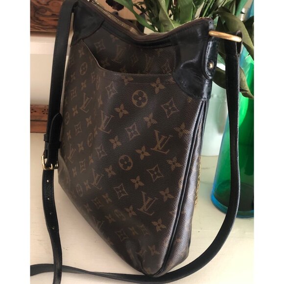 LOUIS VUITTON Bag Authentic Monogram Canvas Odeon PM Messenger Crossbody Shoulde - Picture 3 of 16